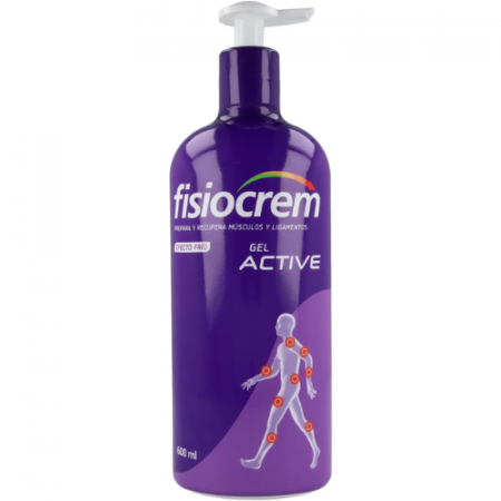 Fisiocrem Gel Active Efecto Frío – Gel de masaje muscular calmante 600ml